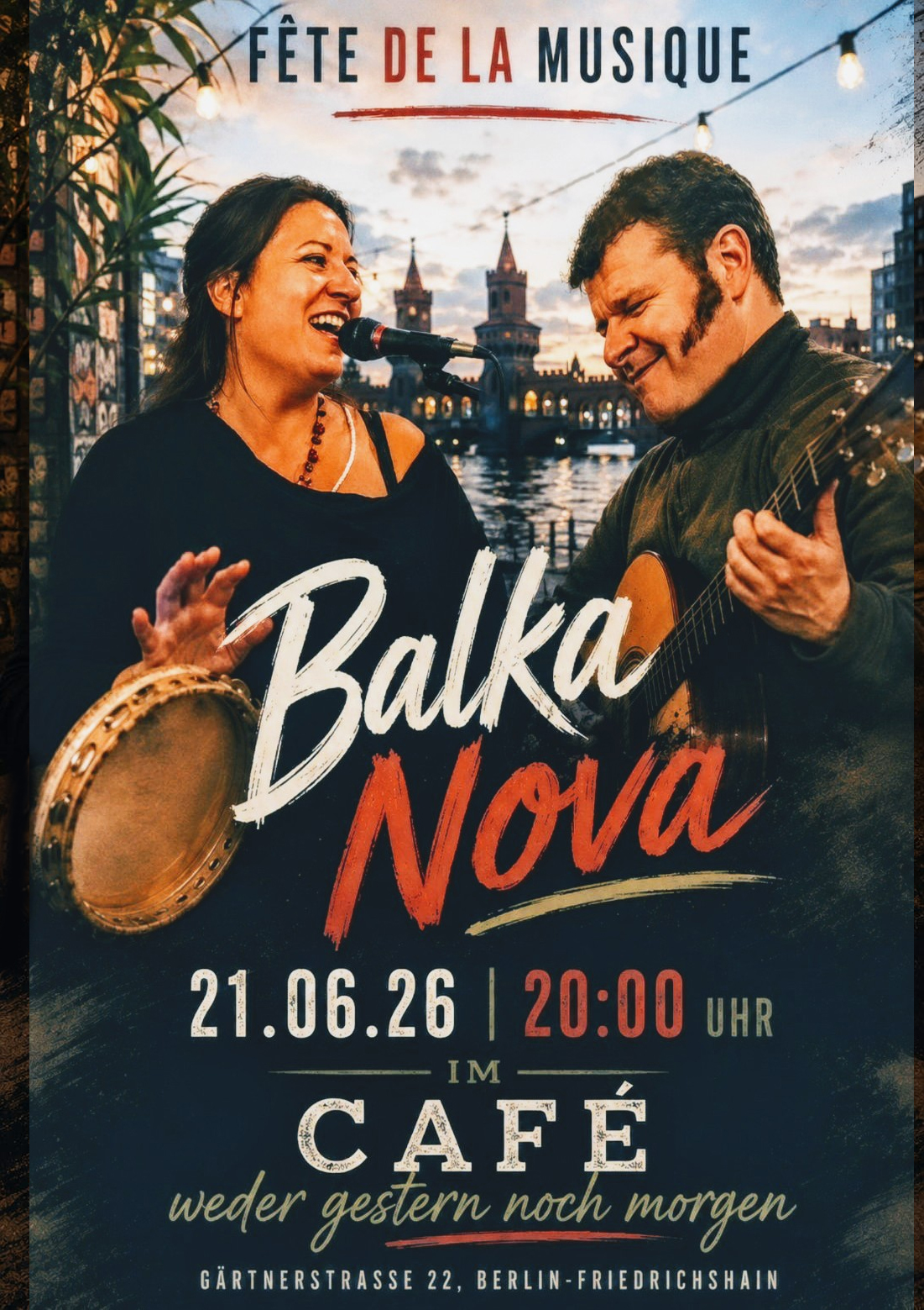 You are currently viewing BalkaNova @ Weder gestern noch Morgen – Feté de la Musique